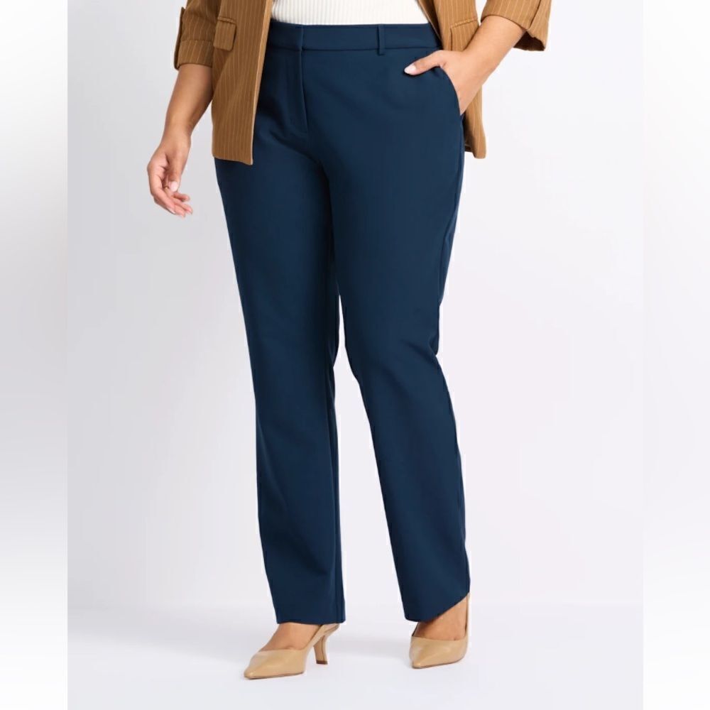 Take 50% OFF- 41 Hawthorn Mid rise Boot Cut Navy Women’s Pants, Size-12